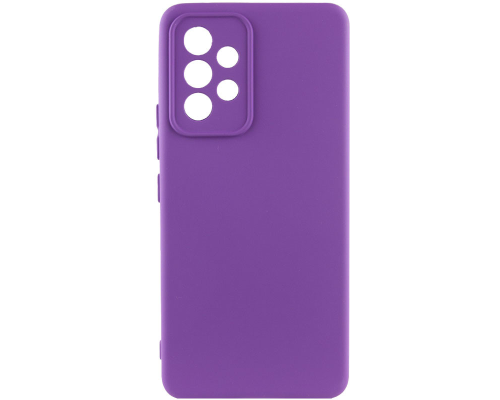 Чохол Silicone Cover Full Camera Samsung A526 Galaxy A52 5G purple PLS-00-00116748