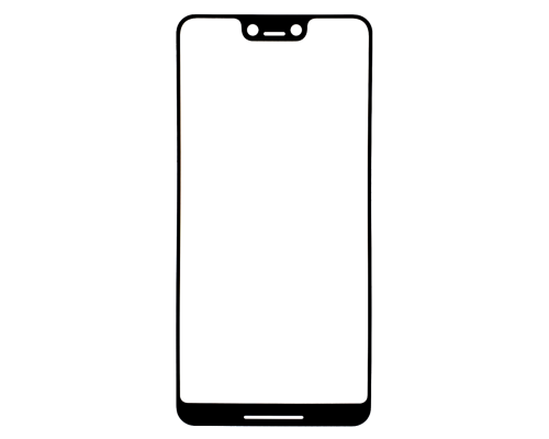 Скло дисплея Google Pixel 3 XL з OCA плівкою black PLS-00-00099011