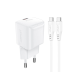Зарядний пристрій Acefast A77 Mini 30W 3A USB-C з кабелем Type-C white PLS-00-00124997