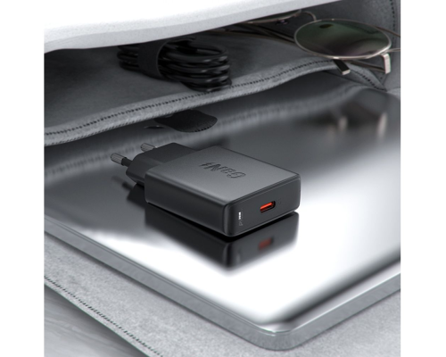 Зарядний пристрій Acefast A65 20W 3A USB-C black PLS-00-00124989
