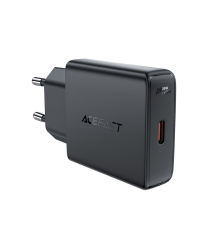 Зарядний пристрій Acefast A65 20W 3A USB-C black PLS-00-00124989