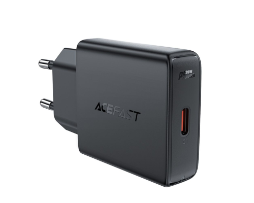 Зарядний пристрій Acefast A65 20W 3A USB-C black PLS-00-00124989