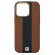 Чохол шкіряний Rally with Magnetic для iPhone 14 Pro brown black PLS-00-00164581