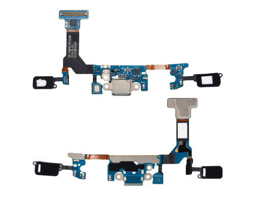 Шлейф Samsung A310F Galaxy A3 (2016) з роз'ємом зарядки та навушників (Original Used) PLS-00-00122791