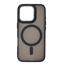 Чохол TPU+PC Metal Buttons with MagSafe iPhone 16 Pro Max black PLS-00-00135453