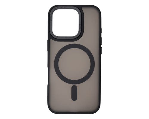 Чохол TPU+PC Metal Buttons with MagSafe iPhone 16 Pro Max black PLS-00-00135453