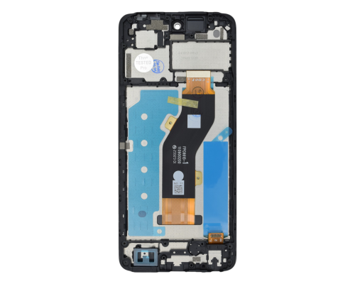 Дисплей Tecno Spark 20C з сенсором та рамкою black (ver. FPC) PLS-00-00135710