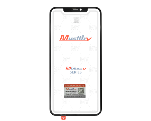 Скло дисплея iPhone 11 Pro Max з OCA black (Musttby) PLS-00-00123700