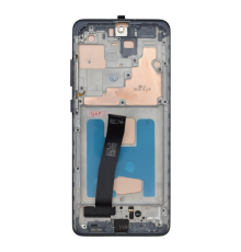 Дисплей Samsung G988 Galaxy S20 Ultra з сенсором та рамкою black (IPS) PLS-00-00145821