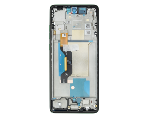 Дисплей Motorola XT2505 Moto Edge 60 з сенсором та рамкою green (Original) PLS-00-00142740