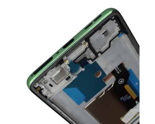 Дисплей Motorola XT2505 Moto Edge 60 з сенсором та рамкою green (Original) PLS-00-00142740