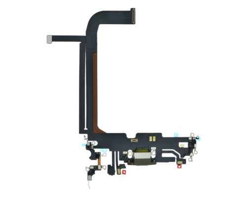 Шлейф iPhone 13 Pro Max з роз'ємом зарядки gold (Original China) PLS-00-00107258