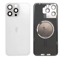 Задня кришка iPhone 15 Pro Max зі склом камери white (Original China) PLS-00-00113953