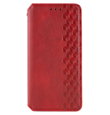 Чохол-книжка Leather Cubic Xiaomi Redmi Note 13 4G red PLS-00-00131692