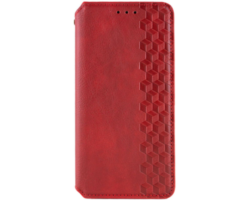 Чохол-книжка Leather Cubic Xiaomi Redmi Note 13 4G red PLS-00-00131692