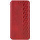 Чохол-книжка Leather Cubic Xiaomi Redmi Note 13 4G red PLS-00-00131692