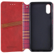Чохол-книжка Leather Cubic для iPhone XR red PLS-00-00162744