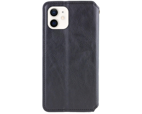 Чохол-книжка Leather Cubic для iPhone 11 black PLS-00-00162720