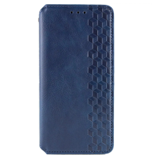 Чохол-книжка Leather Cubic Motorola Moto G06 blue PLS-00-00162778