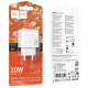 Зарядний пристрій Hoco CS55A 30W 3A USB-A+USB-C white PLS-00-00145467