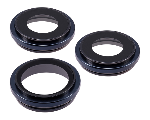 Скло камери Apple iPhone 15 Pro Max з рамкою blue titanium (Original) PLS-00-00111869