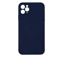 Чохол Silicone Case Квадратні Борти Full Camera iPhone 11 Pro Max navy blue PLS-00-00103224