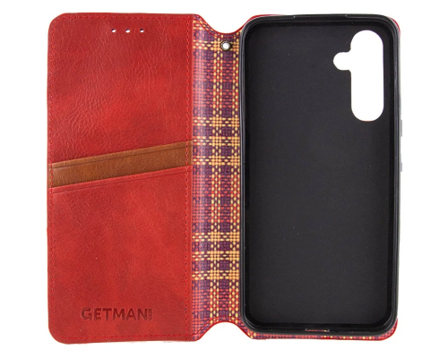 Чохол-книжка Leather Cubic Samsung A266 Galaxy A26 red PLS-00-00162880