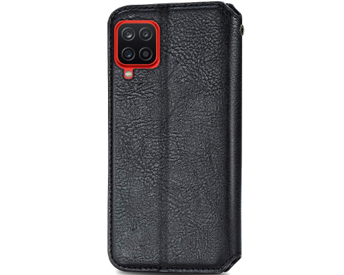 Чохол-книжка Leather Cubic Samsung A125 Galaxy A12 black PLS-00-00162859