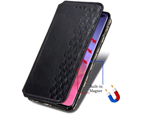 Чохол-книжка Leather Cubic Samsung A125 Galaxy A12 black PLS-00-00162859