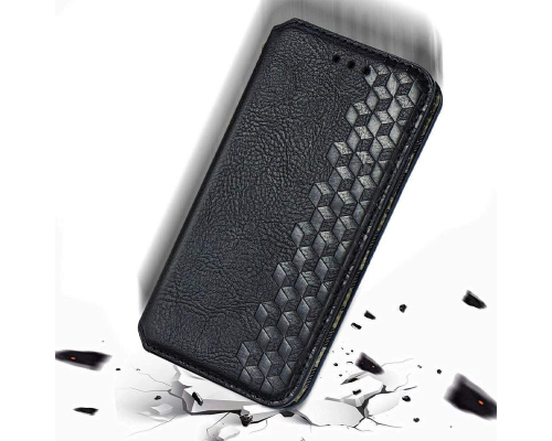 Чохол-книжка Leather Cubic Samsung A125 Galaxy A12 black PLS-00-00162859
