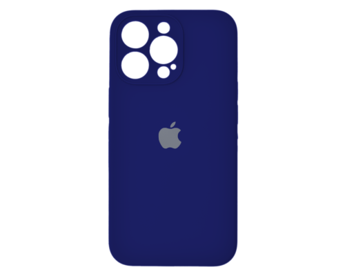 Чохол Silicone Case Full Camera Protective iPhone 14 Pro navy blue PLS-00-00122871