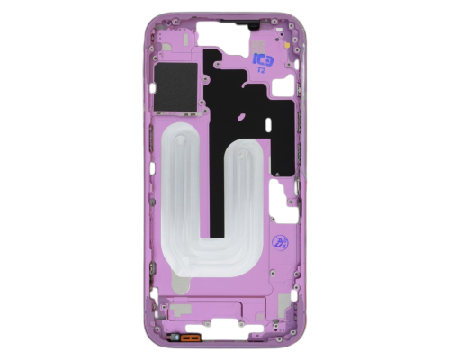 Середня частина корпусу для iPhone 16 US pink (OEM) PLS-00-00165151