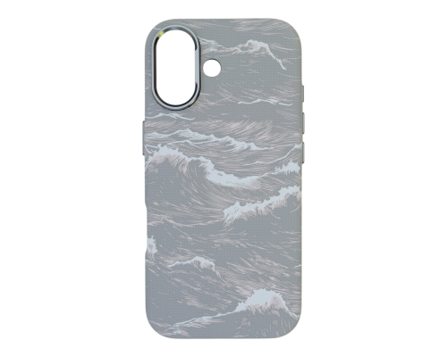 Чохол D Glory Ultra Slim with Magnetic для iPhone 17 gray wave PLS-00-00165973