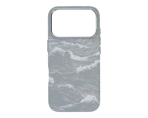 Чохол D Glory Ultra Slim with Magnetic для iPhone 17 Pro Max gray wave PLS-00-00165983