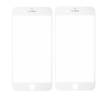 Скло дисплея iPhone 8 Plus з рамкою та OCA white SJ (2ШТ) (Original China) PLS-00-00102015