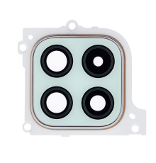 Скло камери Samsung A226 Galaxy A22 5G 2021 з рамкою green (Original) PLS-00-00100169