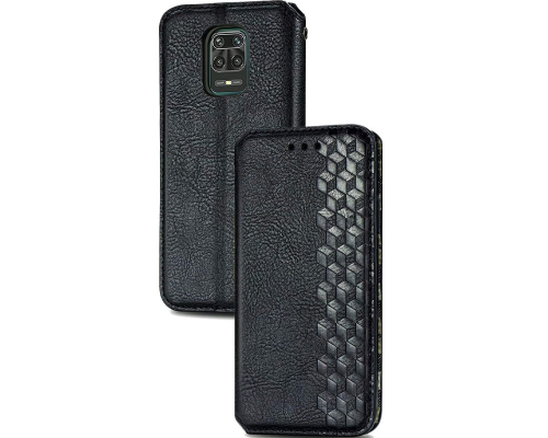 Чохол-книжка Leather Cubic Xiaomi Redmi Note 9 Pro black PLS-00-00163130