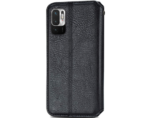 Чохол-книжка Leather Cubic Xiaomi Redmi Note 10 5G black PLS-00-00163072
