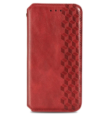 Чохол-книжка Leather Cubic Xiaomi Redmi 10A red PLS-00-00163004