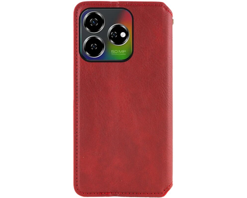 Чохол-книжка Leather Cubic ZTE Nubia V60 red PLS-00-00163136