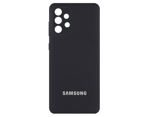 Чохол Silicone Cover Full Camera Samsung A536 Galaxy A53 black PLS-00-00105602