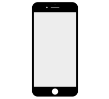 Скло дисплея iPhone 7 Plus з рамкою та OCA black (Original China) PLS-00-00021097