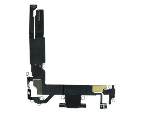 Шлейф iPhone 16 з роз'ємом зарядки black (Original Used) PLS-00-00134018