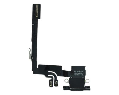 Шлейф iPhone 16 Pro з роз'ємом зарядки black titanium (Original Used) PLS-00-00133964