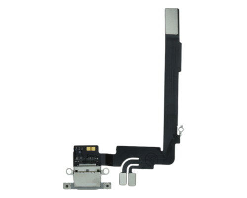 Шлейф iPhone 16 Pro Max з роз'ємом зарядки white titanium (Original Used) PLS-00-00133984