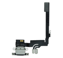 Шлейф iPhone 16 Pro з роз'ємом зарядки black titanium (Original Used) PLS-00-00133964