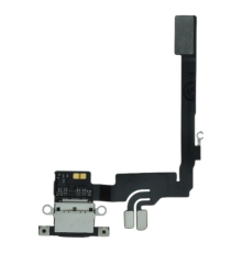 Шлейф iPhone 16 Pro з роз'ємом зарядки black titanium (Original Used) PLS-00-00133964