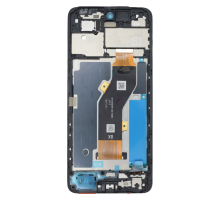 Дисплей Tecno Spark Go 2024 з сенсором та рамкою black (Service) (ver. BOE) PLS-00-00173600