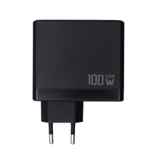 Зарядний пристрій Monoko MAC014 PD+QC3.0 100W USB-A+3USB-C black PLS-00-00124256