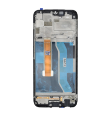 Дисплей Realme Narzo 50A з сенсором та рамкою black (Used) PLS-00-00159846